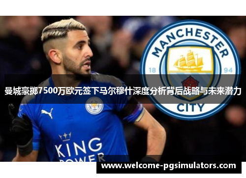 曼城豪掷7500万欧元签下马尔穆什深度分析背后战略与未来潜力